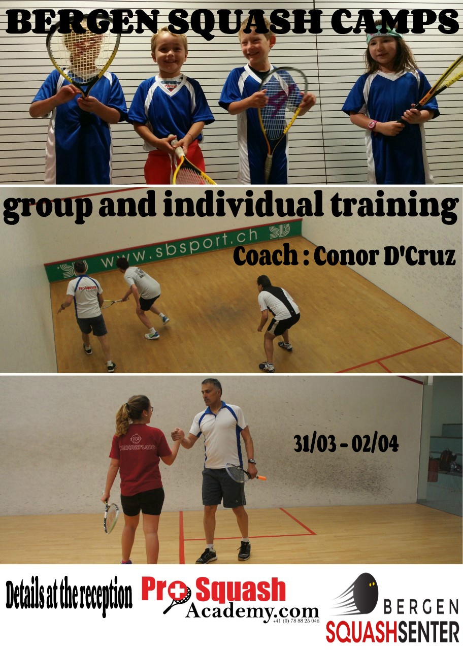 Bergen Squash Camp 31.03 – 02.04