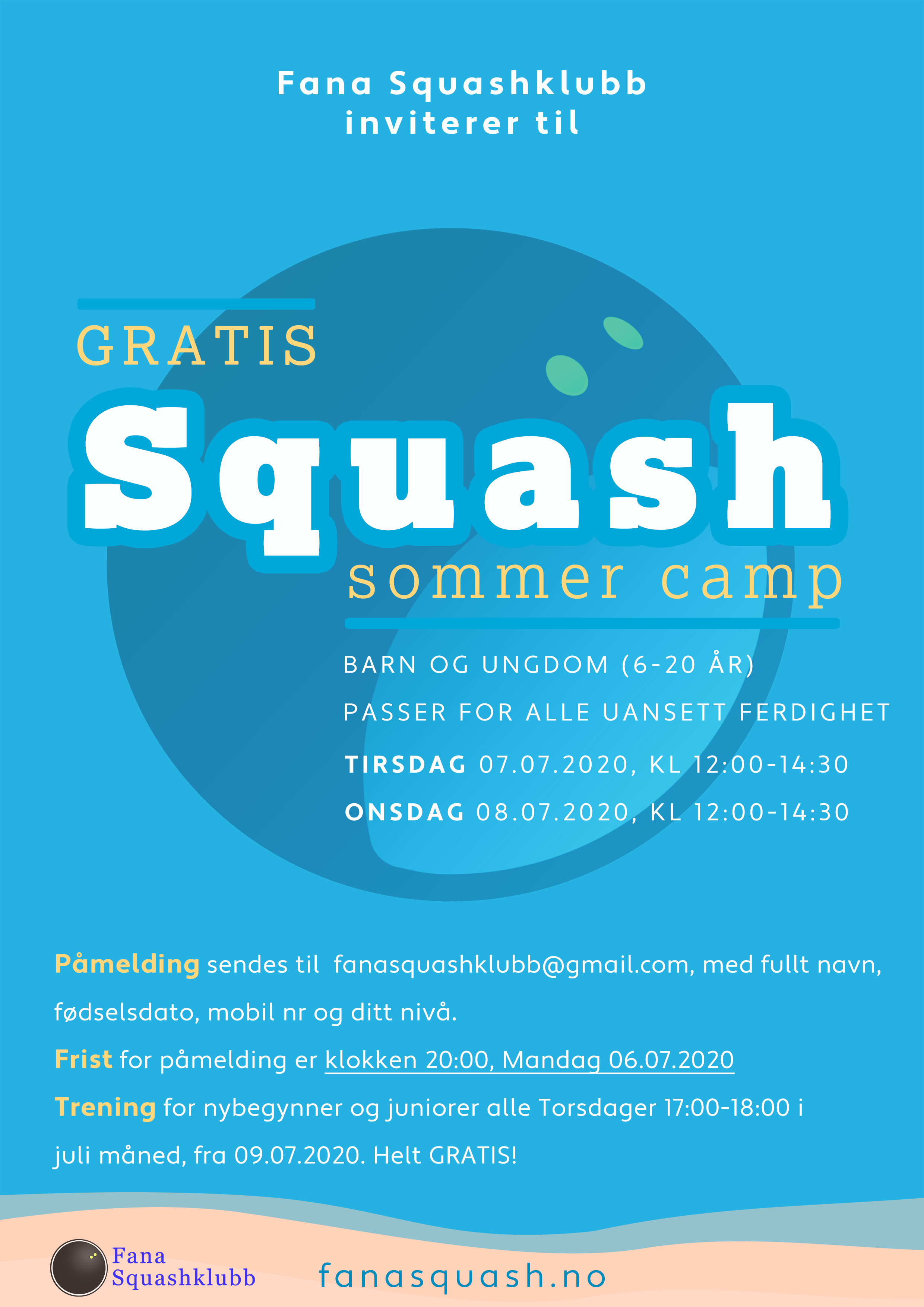 Sommer Squash Camp 2020